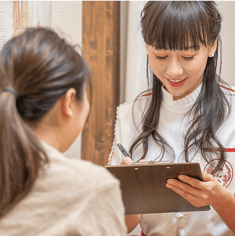 医師との相談風景